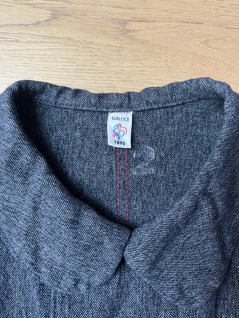 LE TRAVAILLEUR GALLICE ブラックシャンブレー　ジャケット