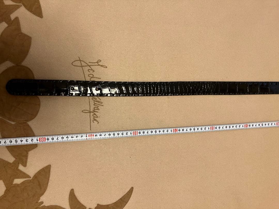 クロコダイル艶あり バックルなし