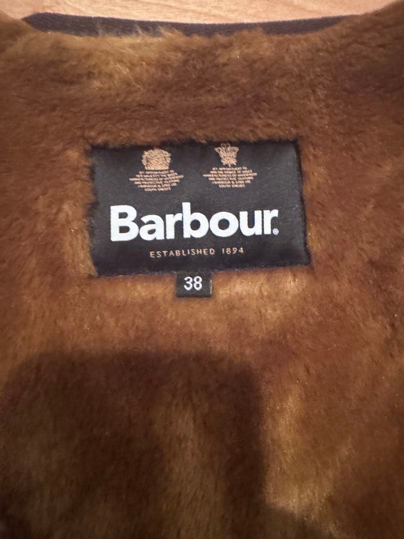 Barbour ファーライナー インナーベスト　38サイズ