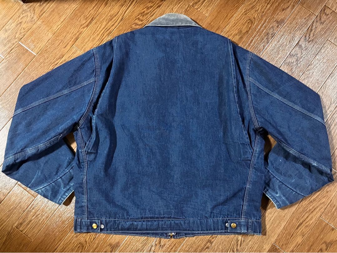 【極上】80s カーハート デトロイトジャケット 8QL J デニム 44(L)