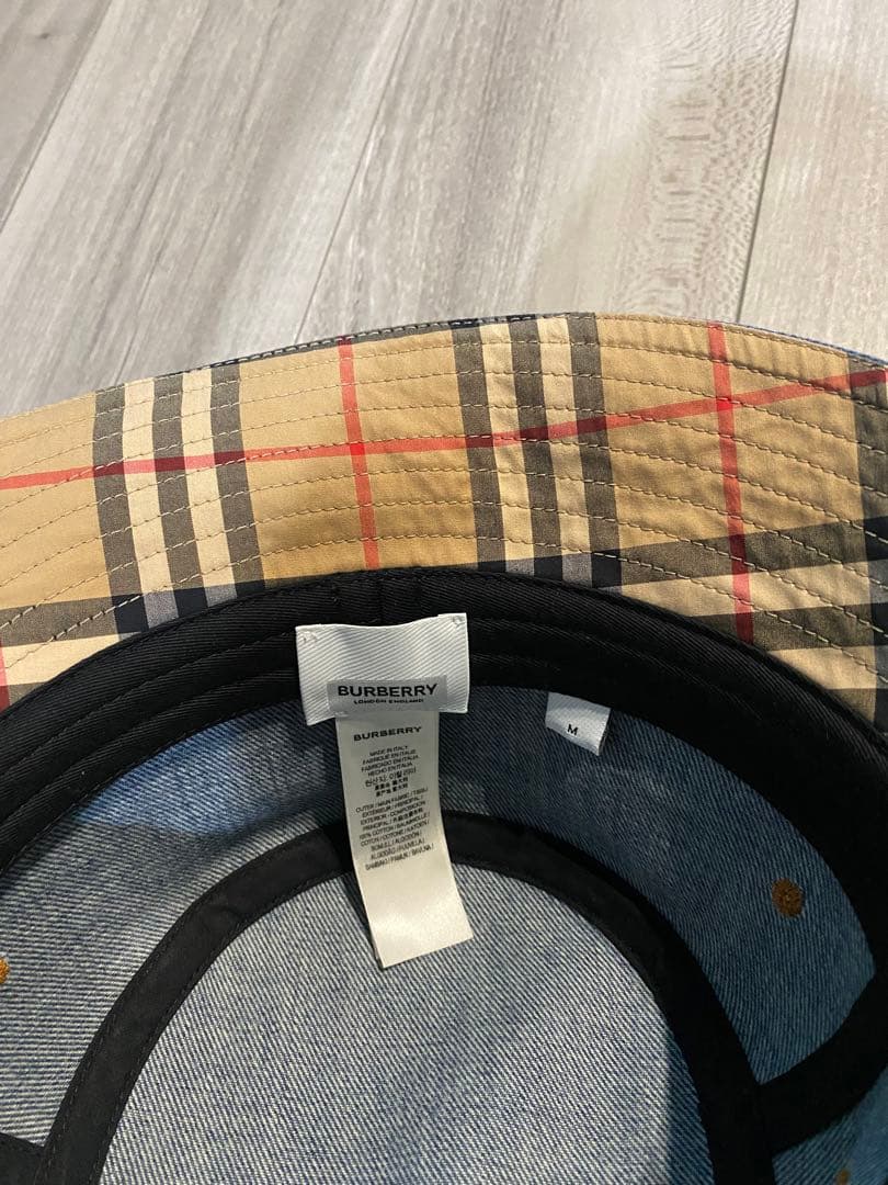 BURBERRY デニム バケットハット