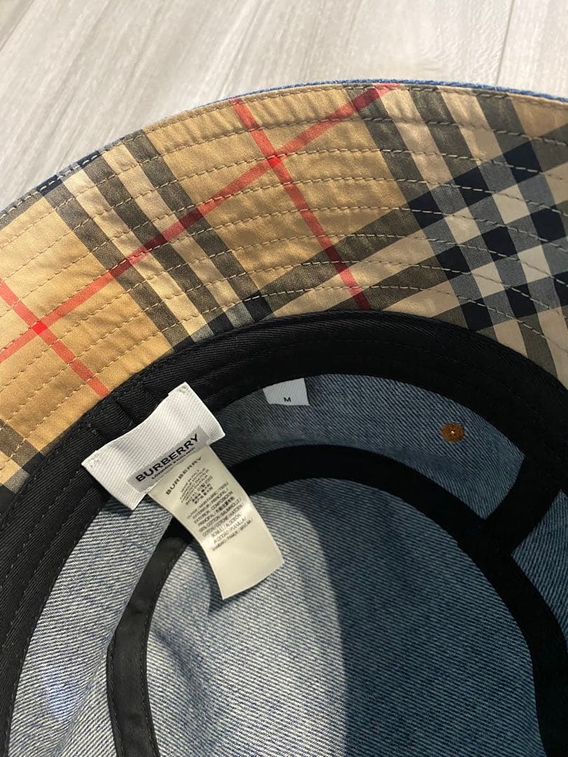 BURBERRY デニム バケットハット