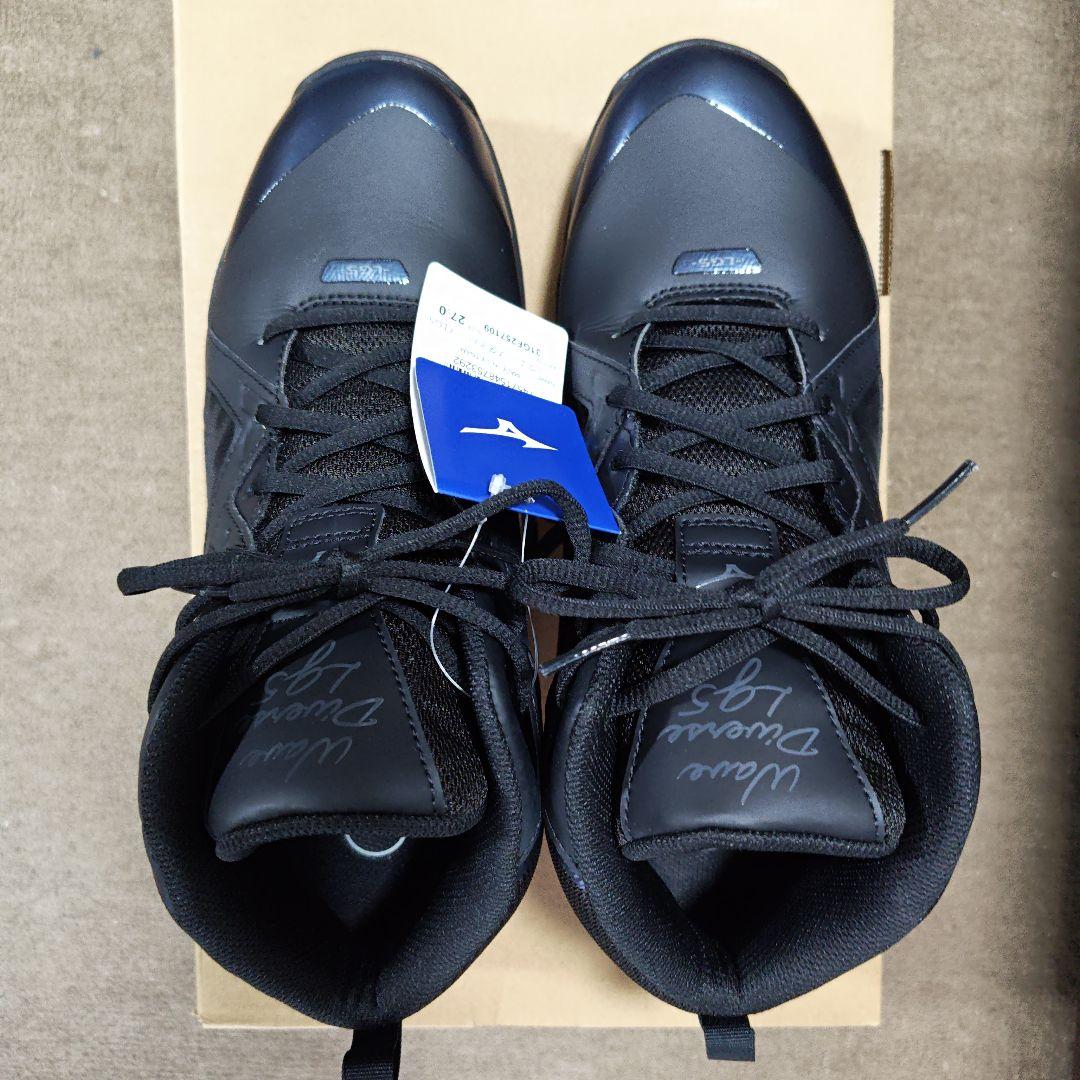 ミズノウェーブダイバーズLG5ブラック27センチ