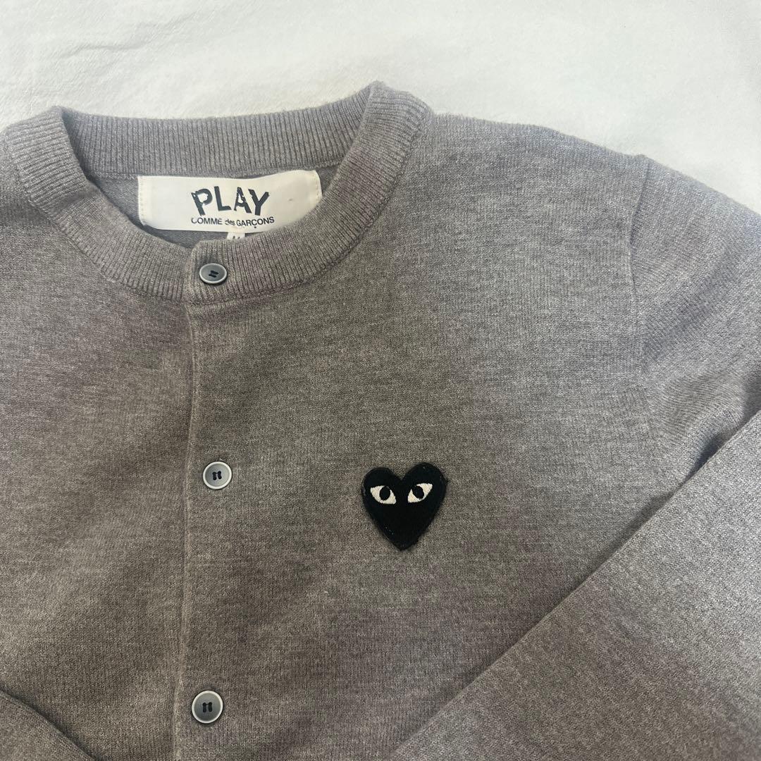 コムデギャルソン グレー カーディガン M