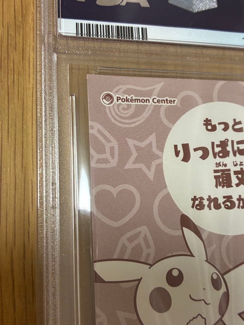 PSA9☆ポンチョを着たピカチュウ★名刺カード メガヤミラミ ポンチョ