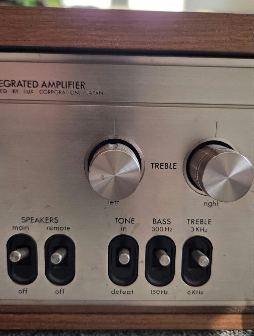 LUXMAN L-504 トランジスタ プリメインアンプ