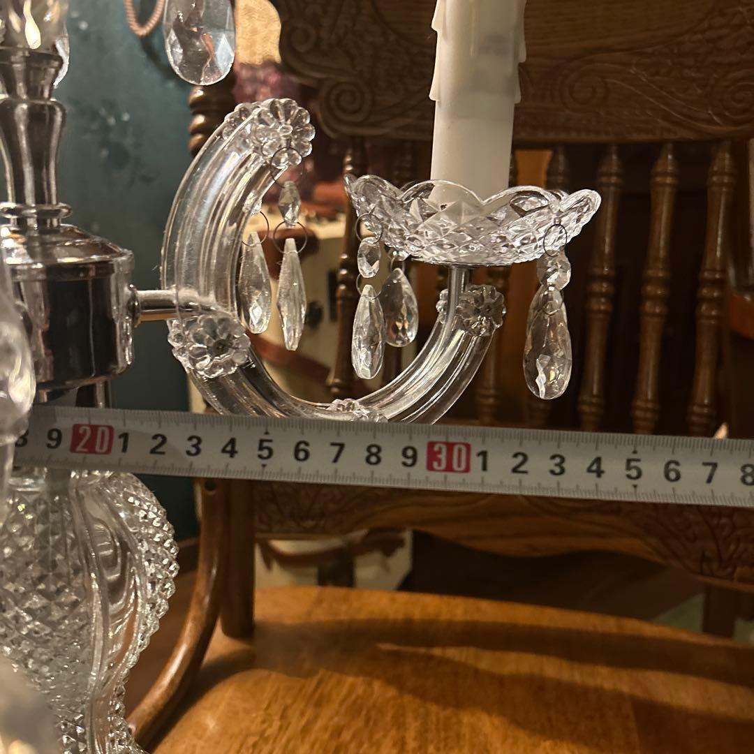 アンティークライト　タッチセンサーライト5灯　キャンドル型ライト　シャンデリア