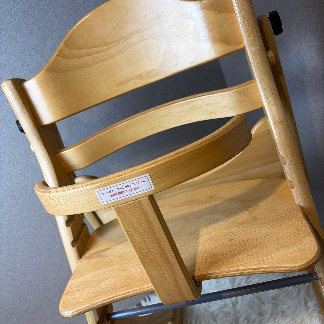 極美品 大和屋 ヤマトヤ すくすくスリムフィットチェア テーブル ガード付
