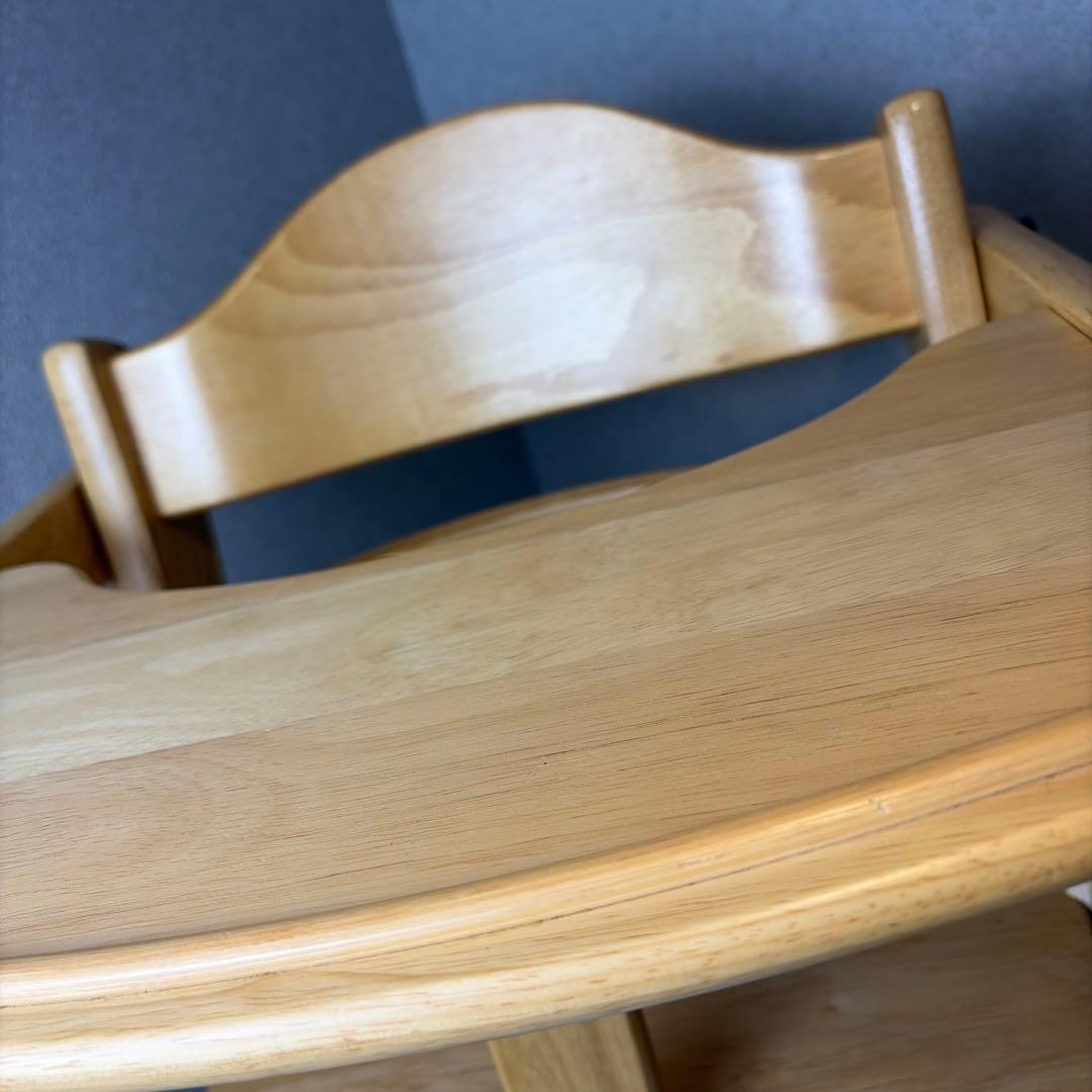 極美品 大和屋 ヤマトヤ すくすくスリムフィットチェア テーブル ガード付