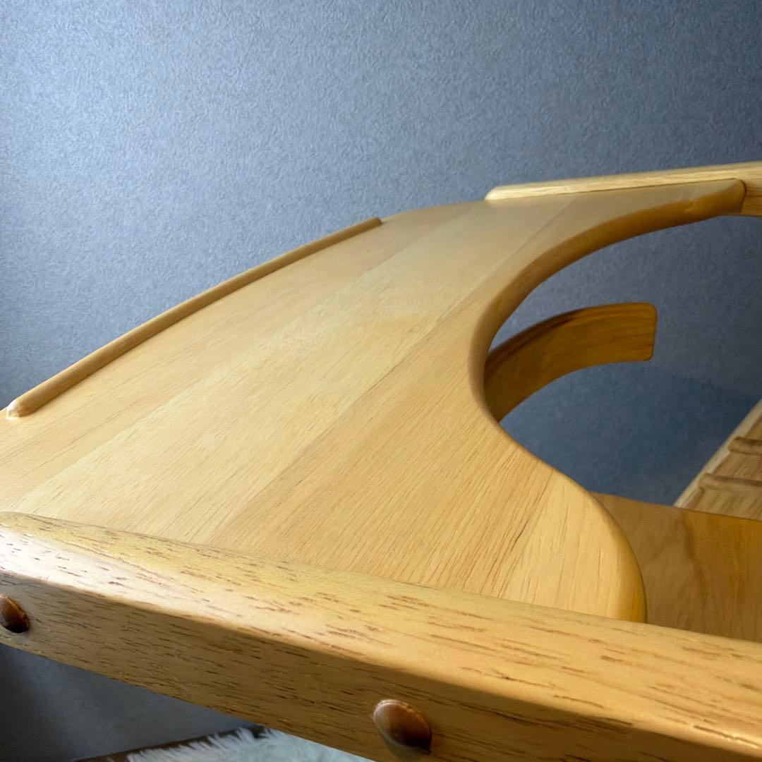 極美品 大和屋 ヤマトヤ すくすくスリムフィットチェア テーブル ガード付