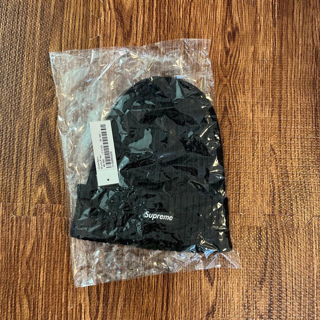 Supreme ブラック ニット帽・ビーニー