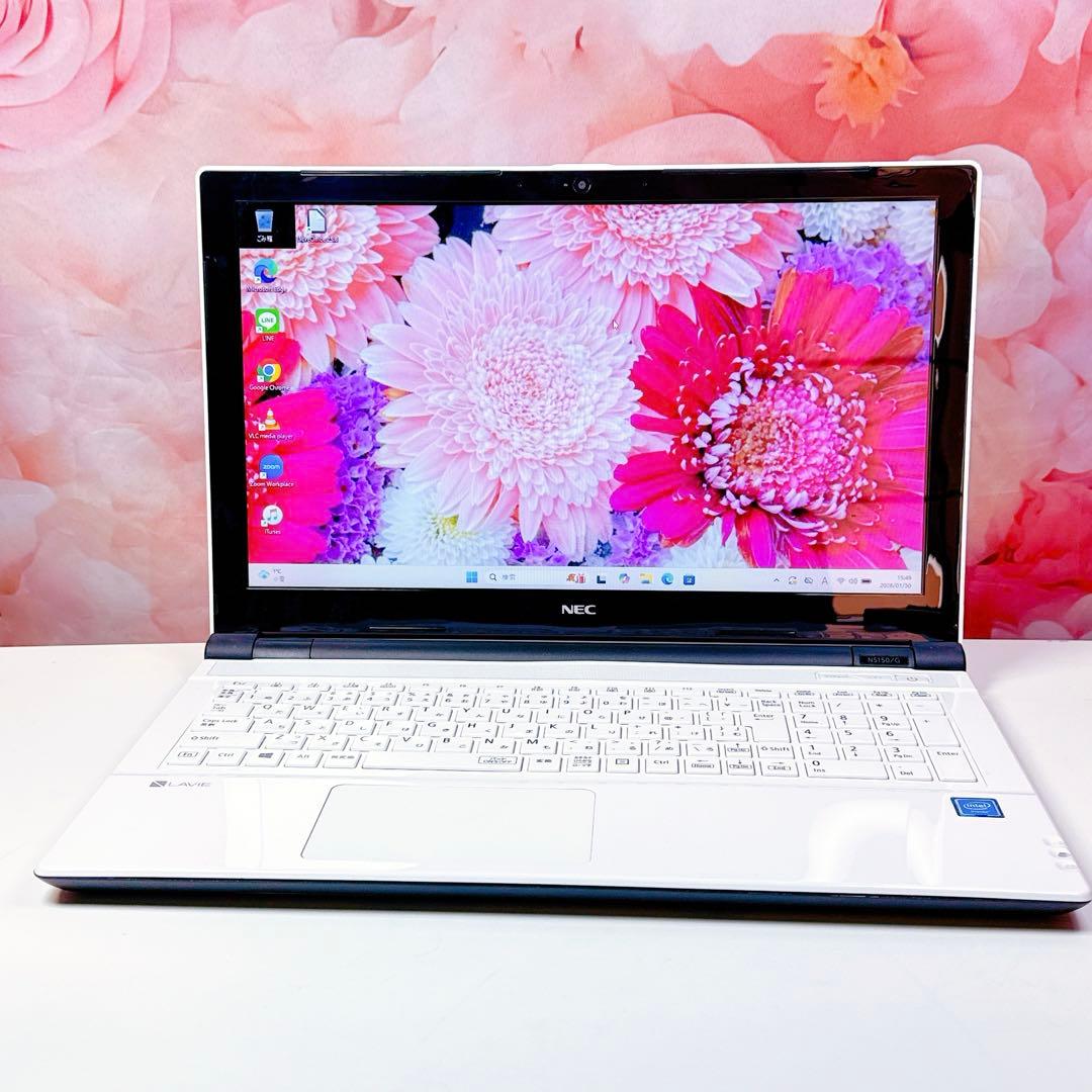 新品SSD✨Windows11 薄型ノートパソコン カメラ 高性能i3 オフィス