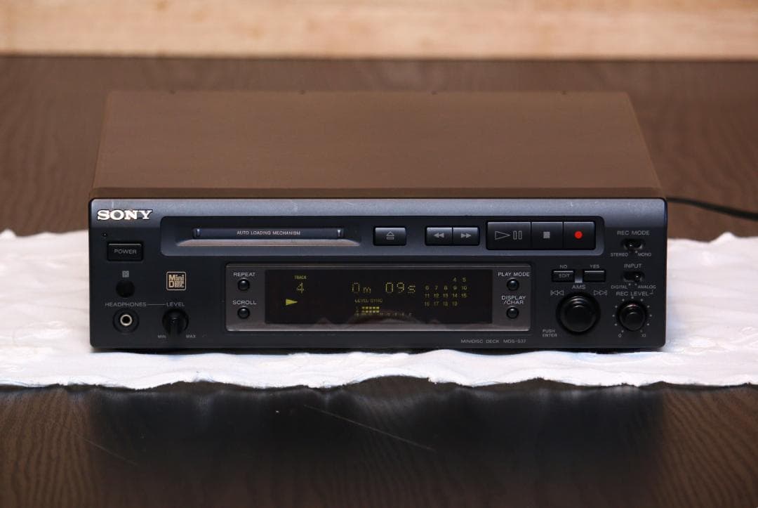 SONY MDS-S37　MD プレイヤー/レコーダー　日本製　完動品