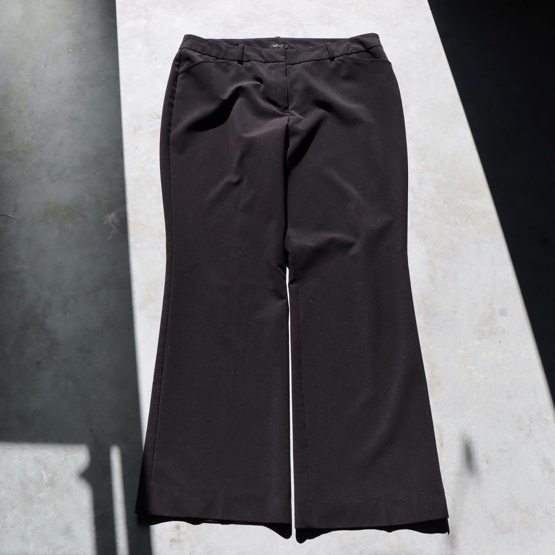 00s archive 海外製 フレアスラックス 黒色 sullentokyo