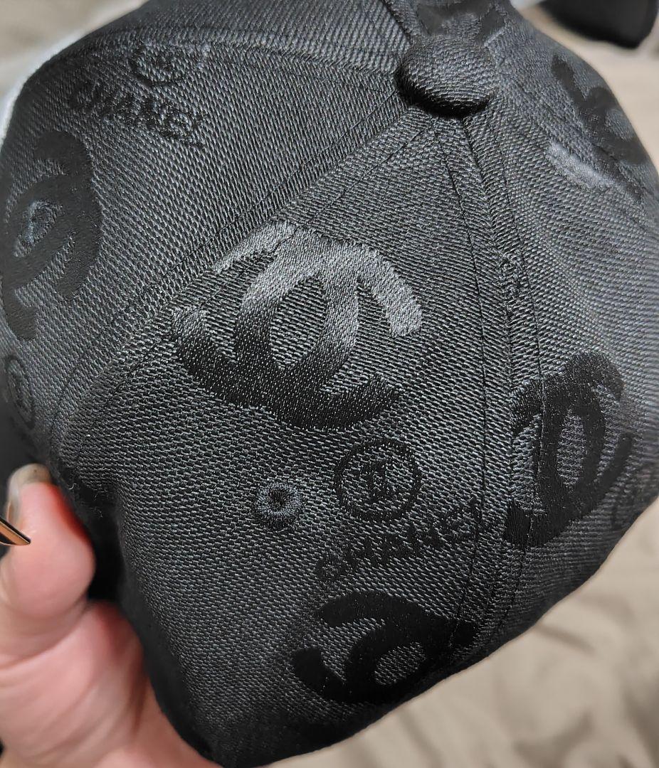 ♡CHANEL♡ ロゴ入りブラックキャップ✨新品✨