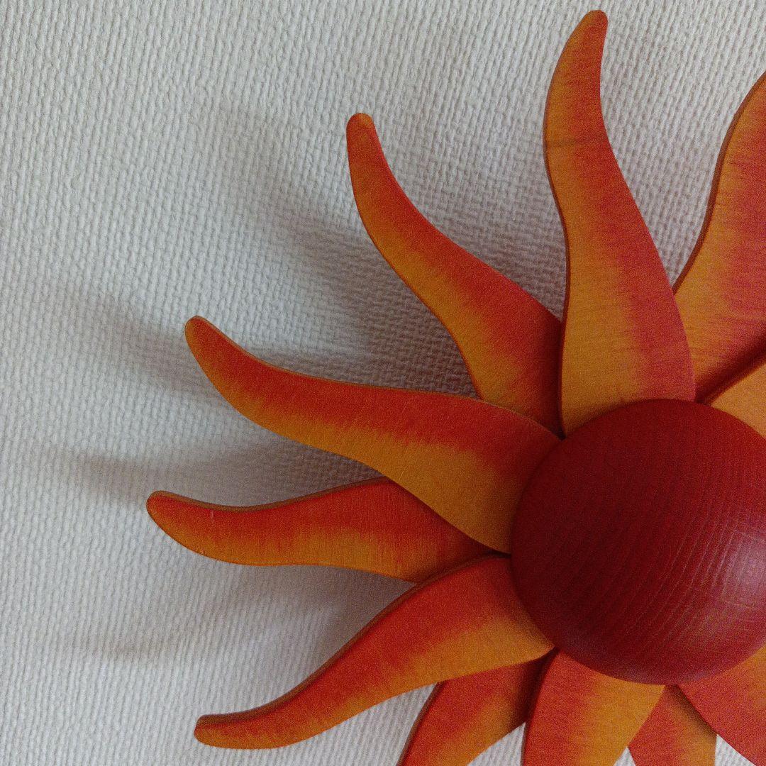 【一】モビール 木製 太陽 ドイツ製 ブライトシュベルツ社 希少品