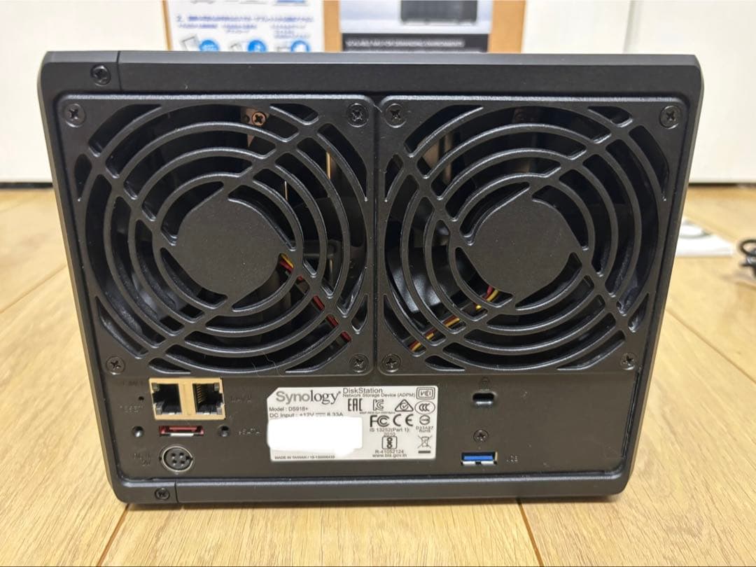 Synology DS918+ 4ベイ NAS