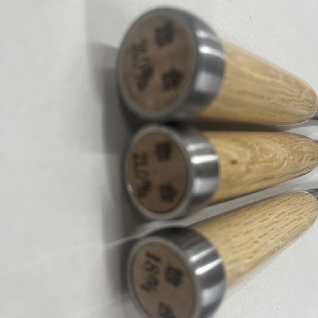 研綱　惣合ノミ　3本