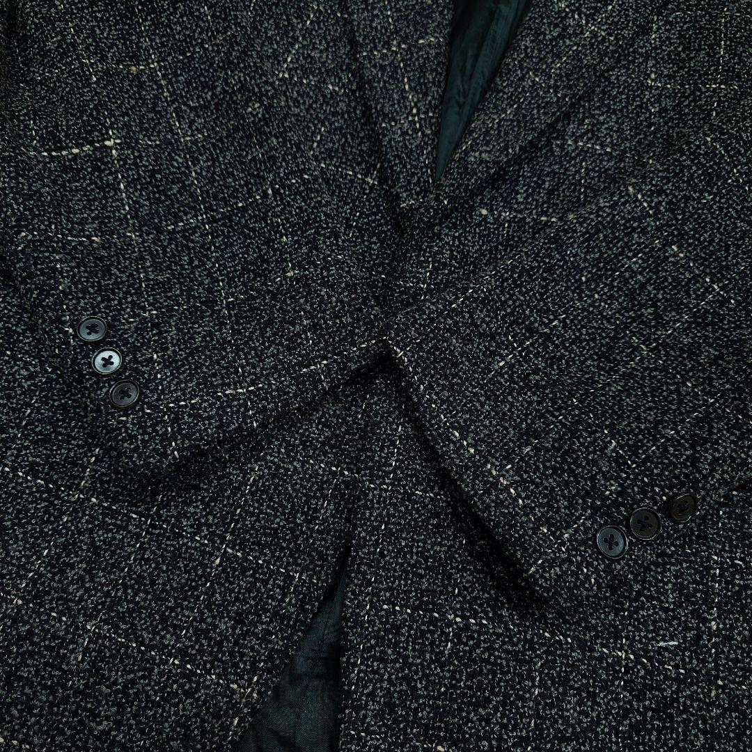 【美品】V2 by VERSACE ブークレツイード チェック ジャケット XL