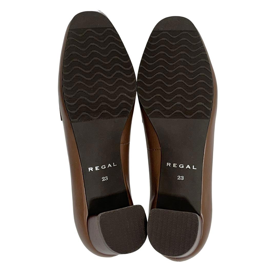 2点まとめ【新品】REGAL 本革ヒールローファー パンプス 23cm ブラウン