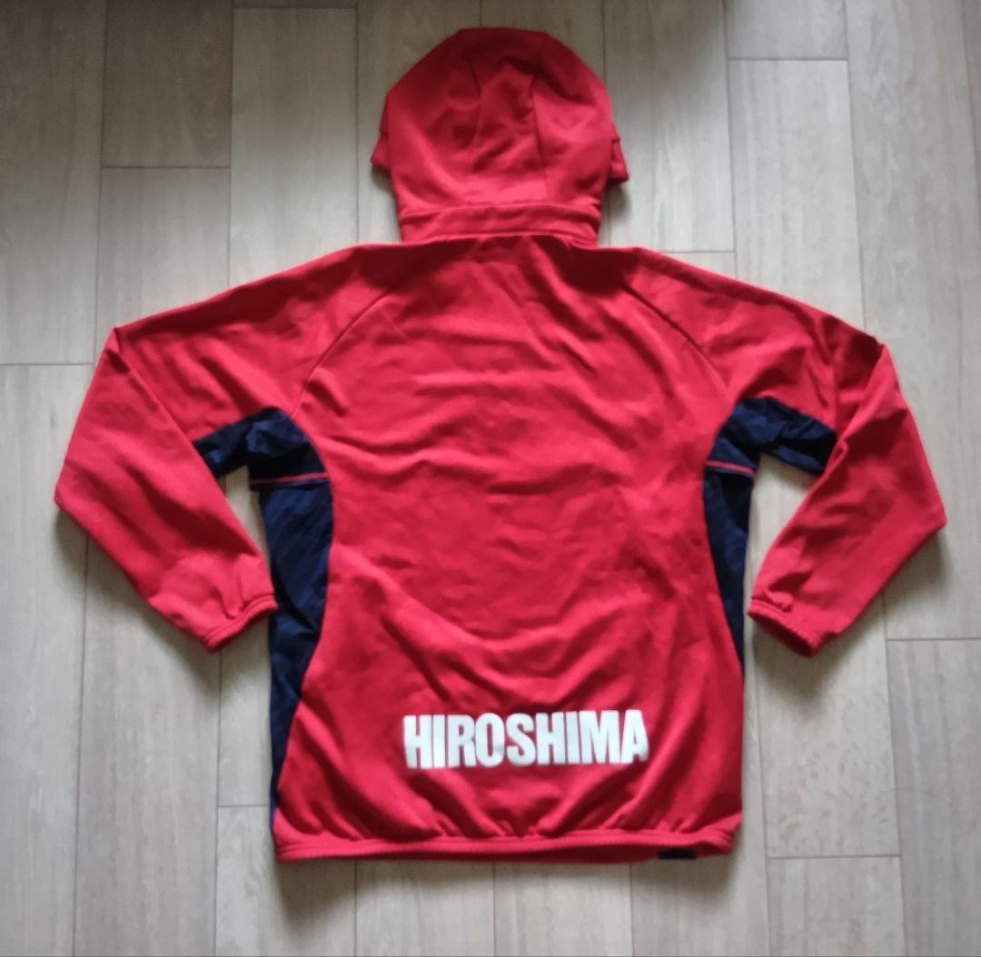 【プロモデル】広島 　東洋　カープ　フリースジャケット　デサント　L