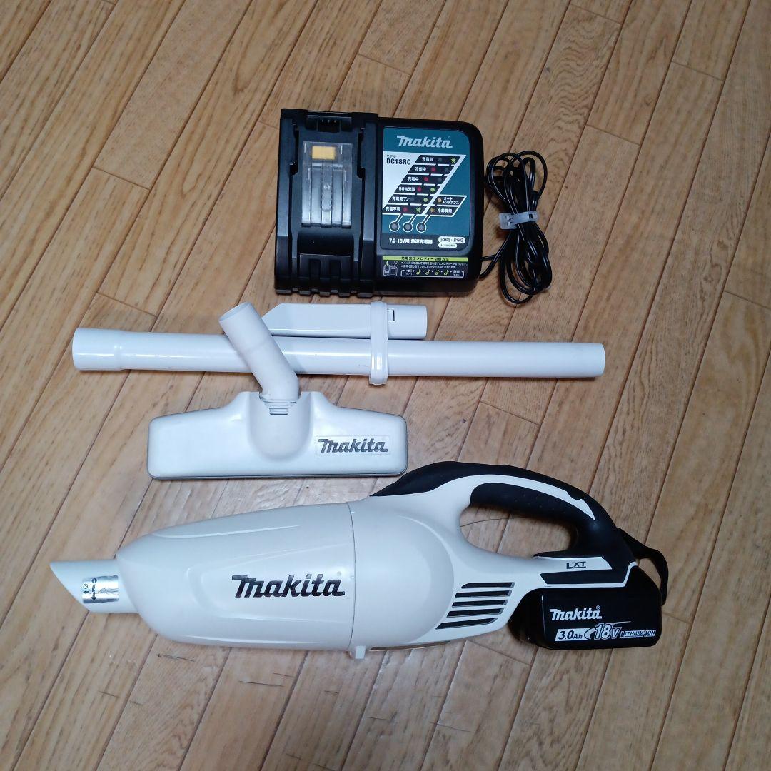 マキタ18V充電式クリーナーCL181FD 純正バッテリー、充電器付