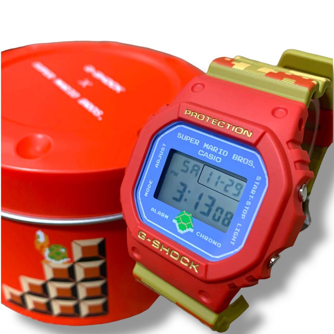 新品　G-SHOCK スーパーマリオ　DW-5600SMB-4JR コラボ