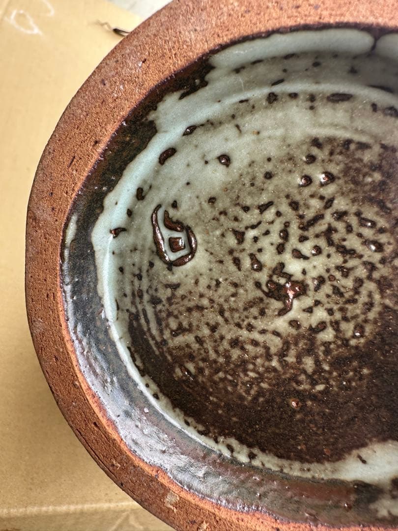 こ*う様 島岡達三 花瓶 陶器製 木箱付き