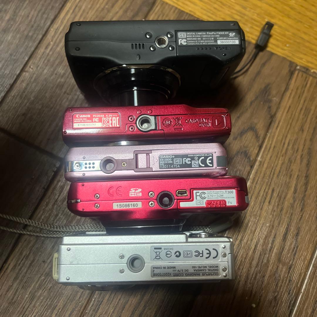 コンパクトデジタルカメラ5台　ジャンク