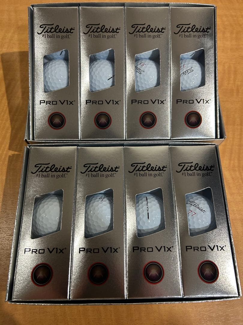 タイトリスト　V1X ダブルナンバー