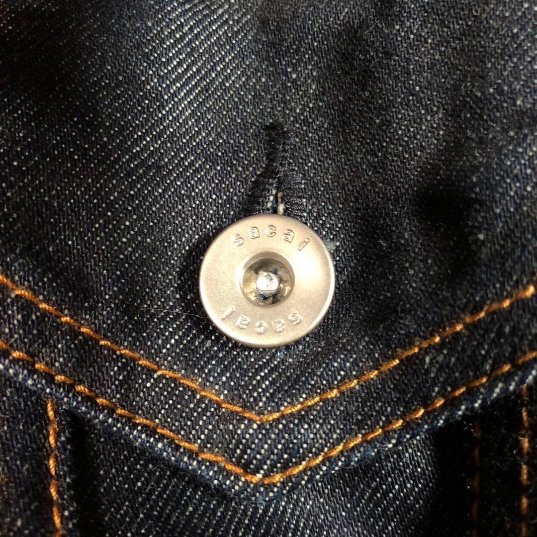 sacai ドッキング レイヤード デニムジャケット Gジャン ブルゾン