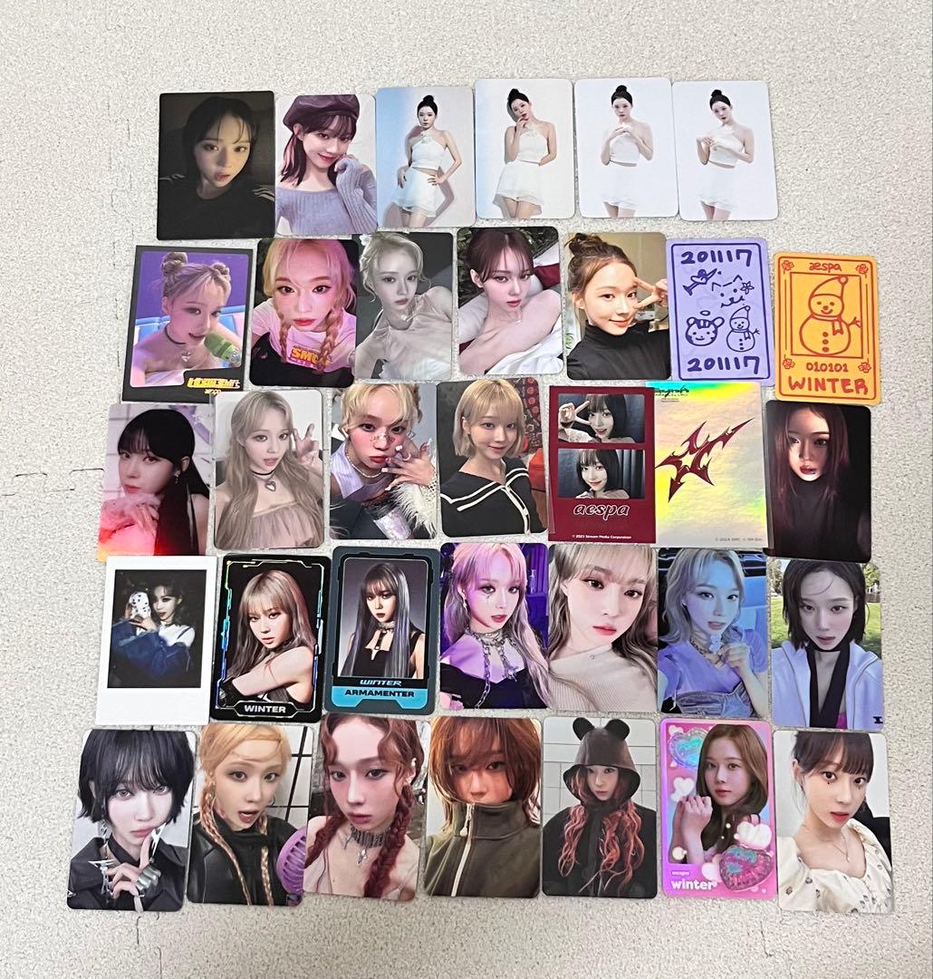 aespa ウィンター トレカ セット