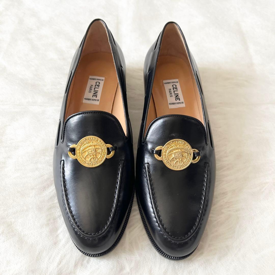 新品未使用✨CELINE セリーヌ　ローファー　オペラシューズ　レザー　ブラック