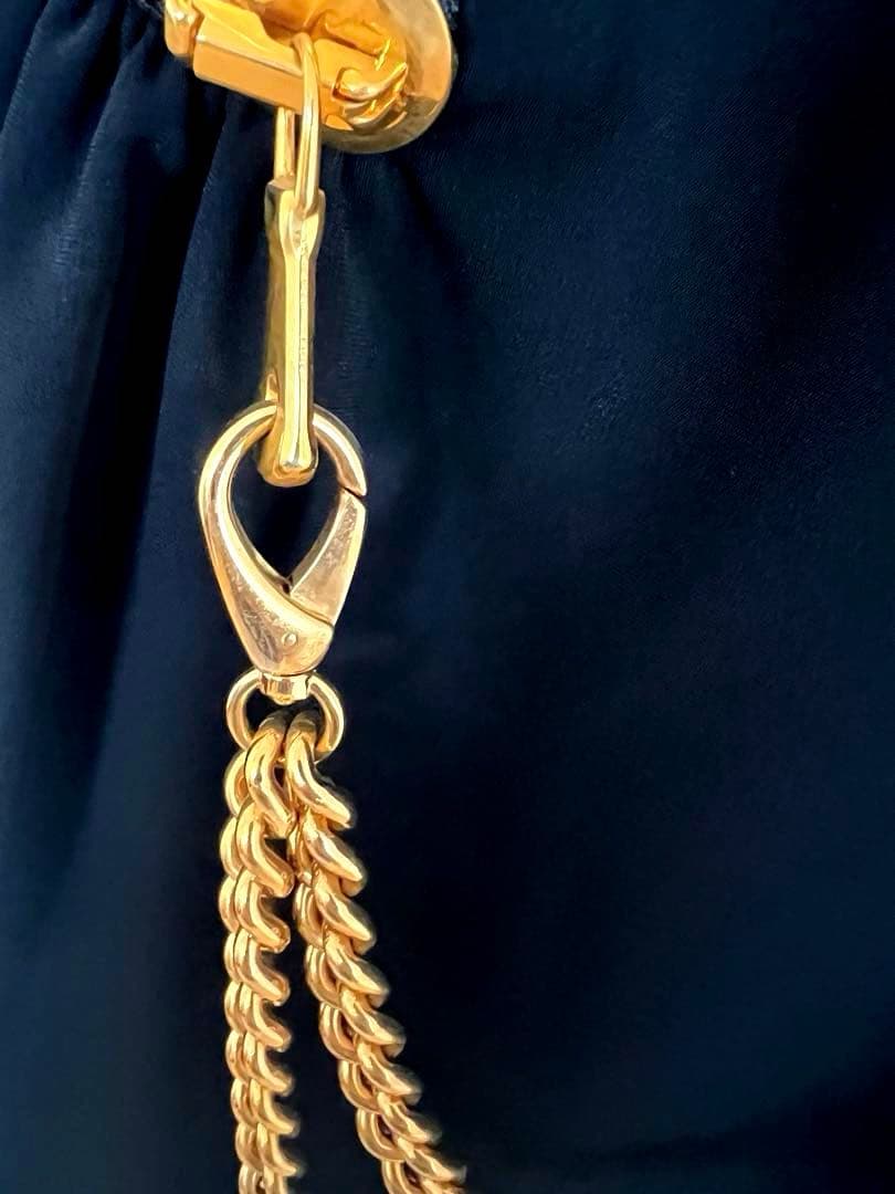 ミニワンピース 黒 チェーン装飾 MOSCHINO モスキーノ