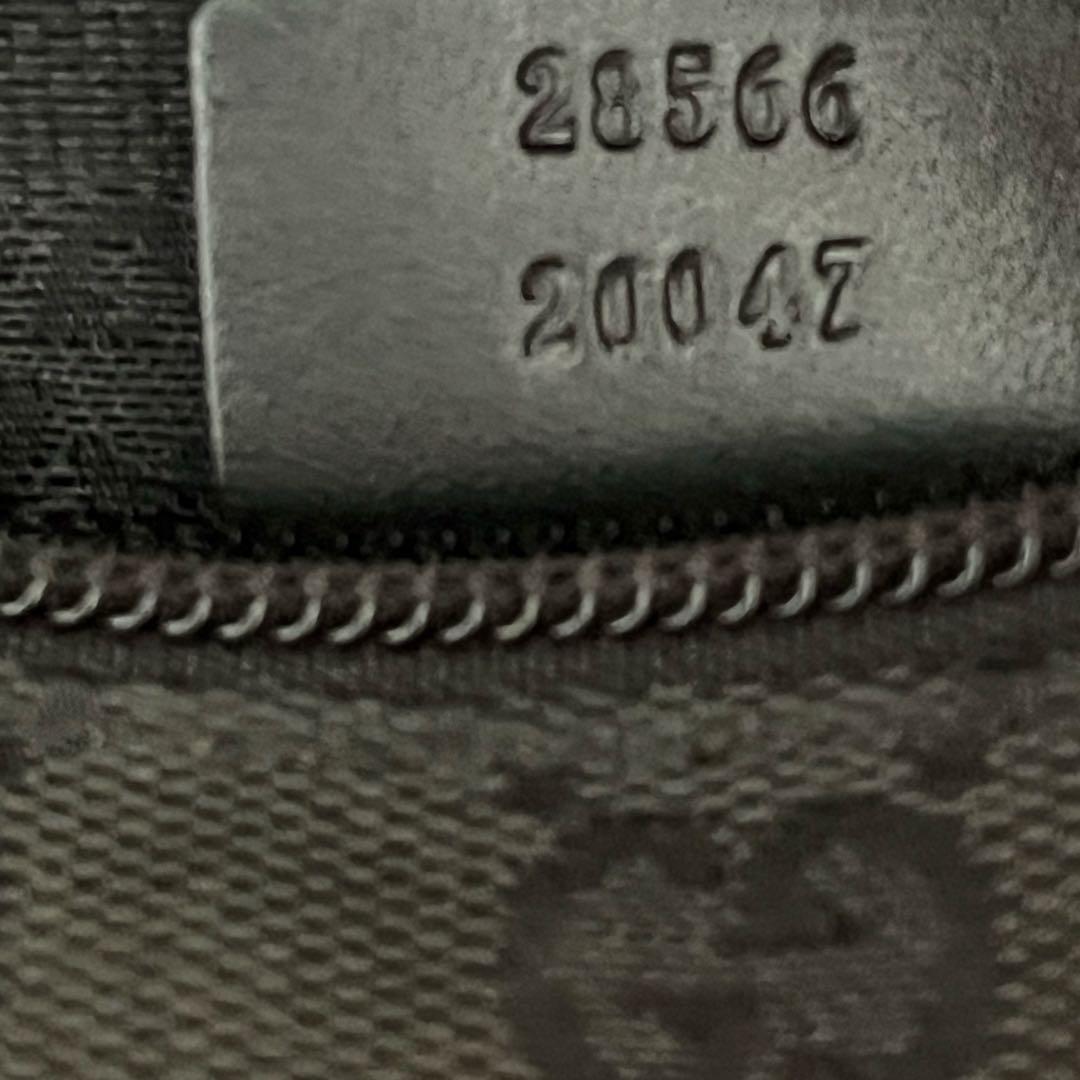 【大人気】グッチGUCCI GG柄ボディバッグ 斜めがけショルダーバッグ 黒