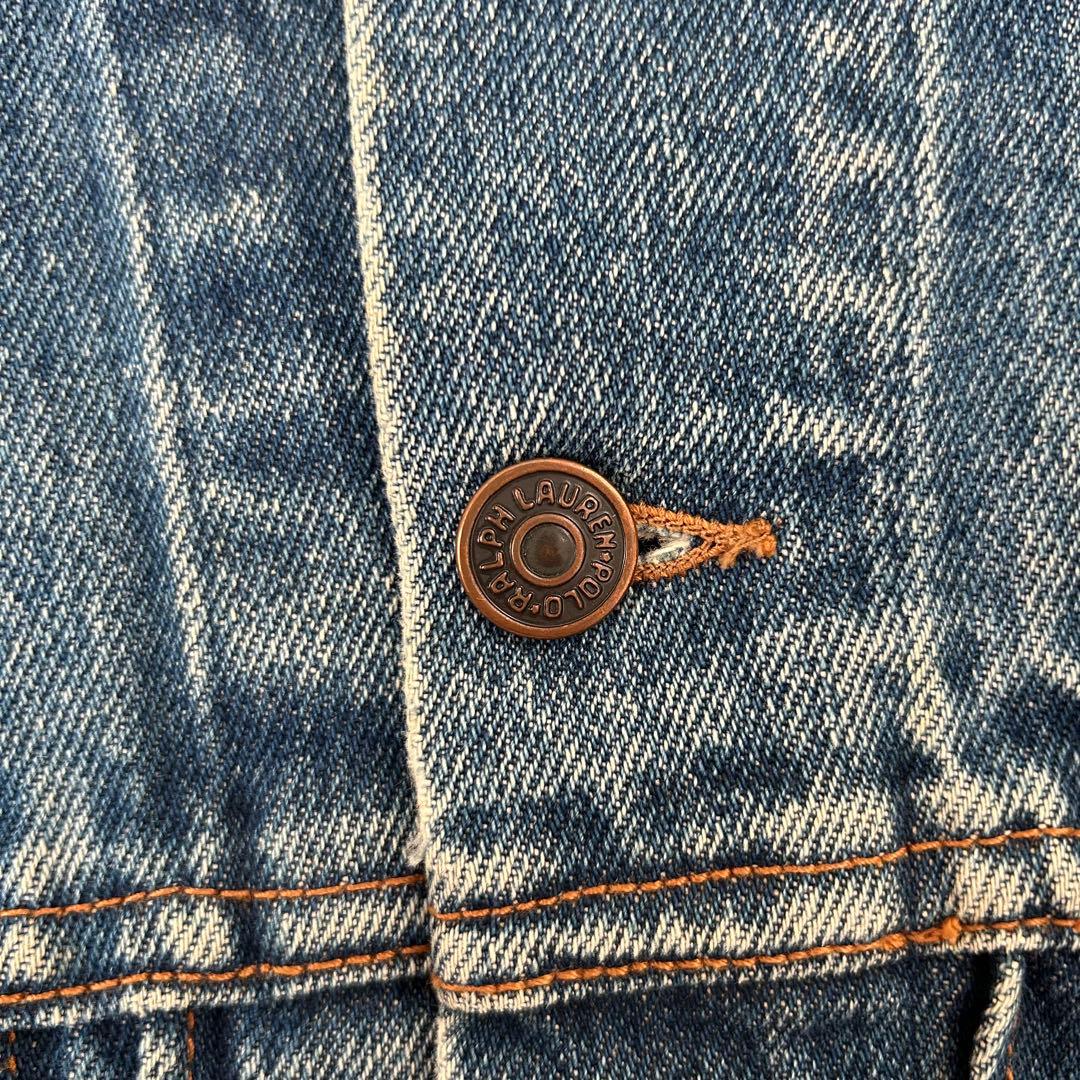 【スペシャル】ラルフローレン　デニムジャケット　セカンド　90s 三角タグ　L