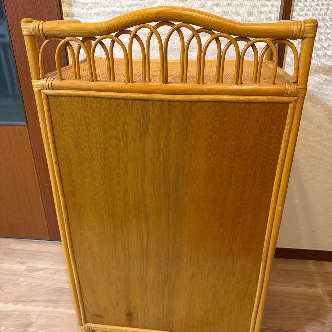 籐　ラタン　チェスト 5段 引き出し6杯 幅60cm 収納家具　ニトリ