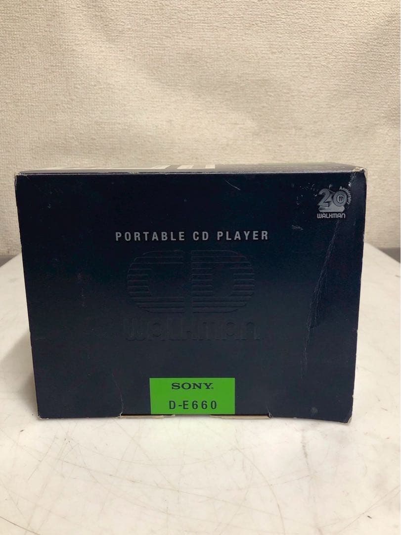 SONYソニー D-E660 CDウォークマン 20周年記念モデル品
