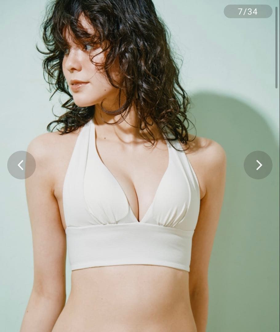 ホワイト セパレート水着 7M