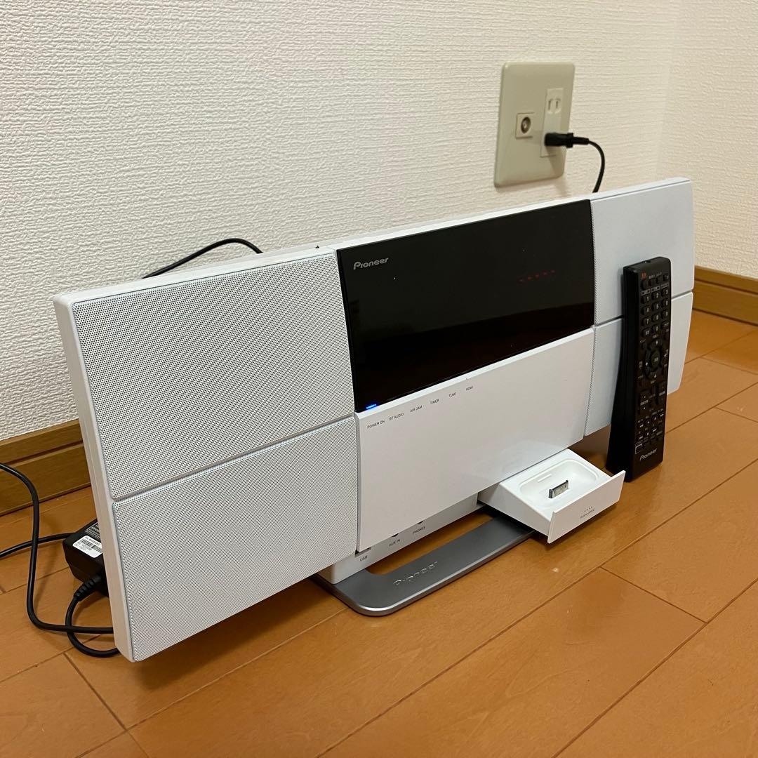 Pioneer X-SMC2-W ミニコンポ　AS-BT200内蔵