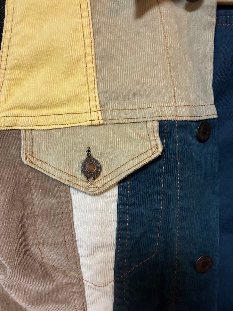 リーバイス/コーデュロイ/マルチカラー/USA製/クレイジージャケット