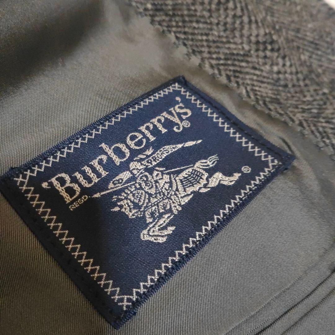 【高級・希少】バーバリーズ ヘリンボーンツイル テーラードジャケット A3