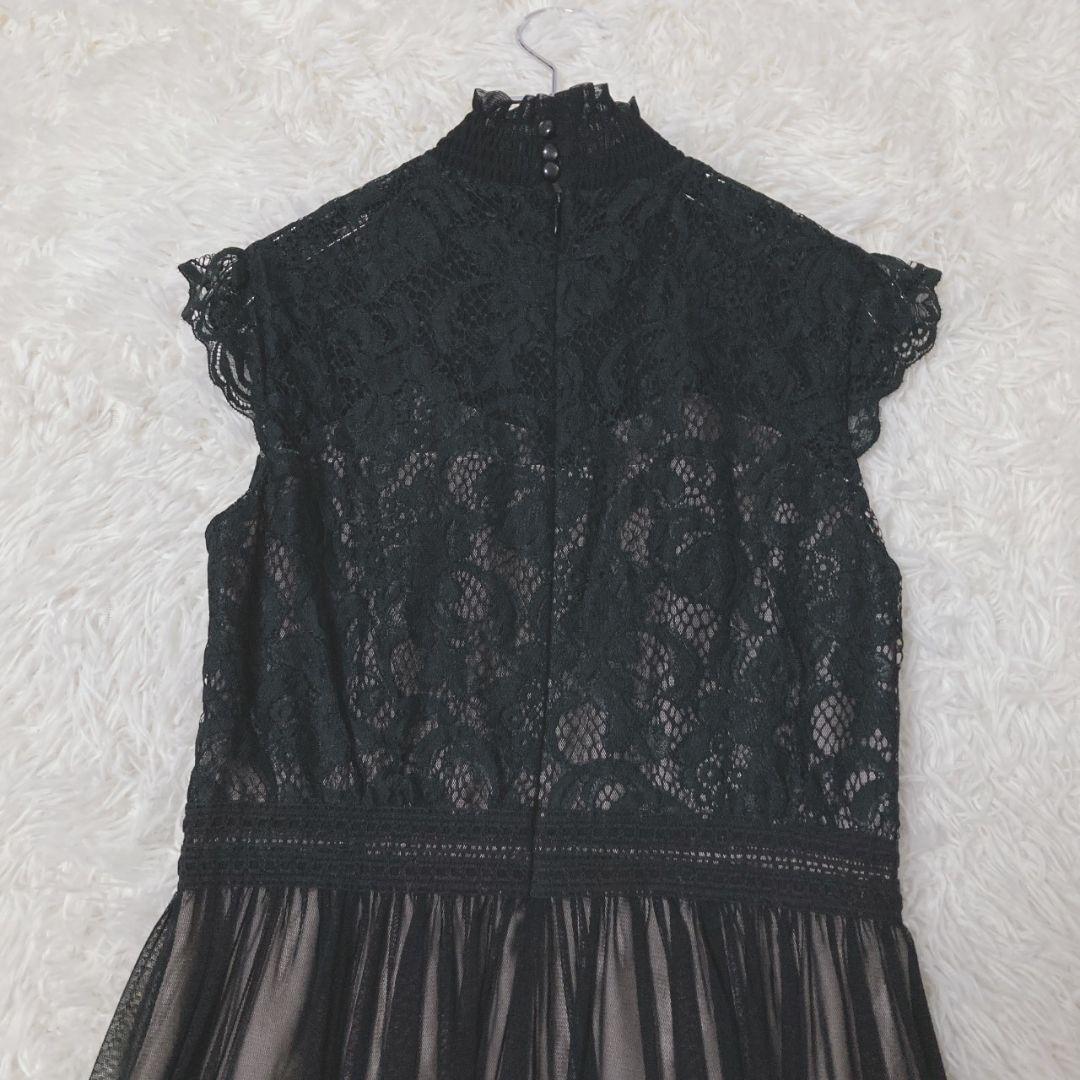 リルフェテ レディースワンピース ブラック 9 ロングワンピース 結婚式 裏地