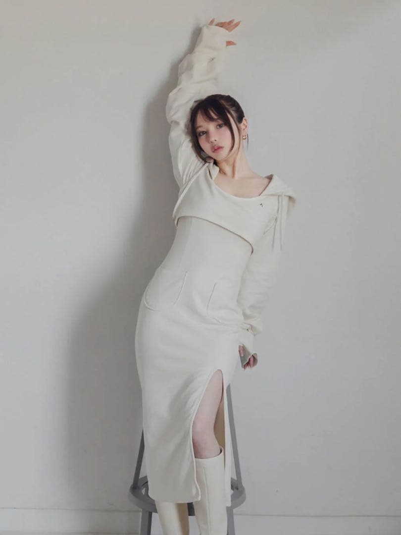 新品未使用 ANDMARY Nora slit dress