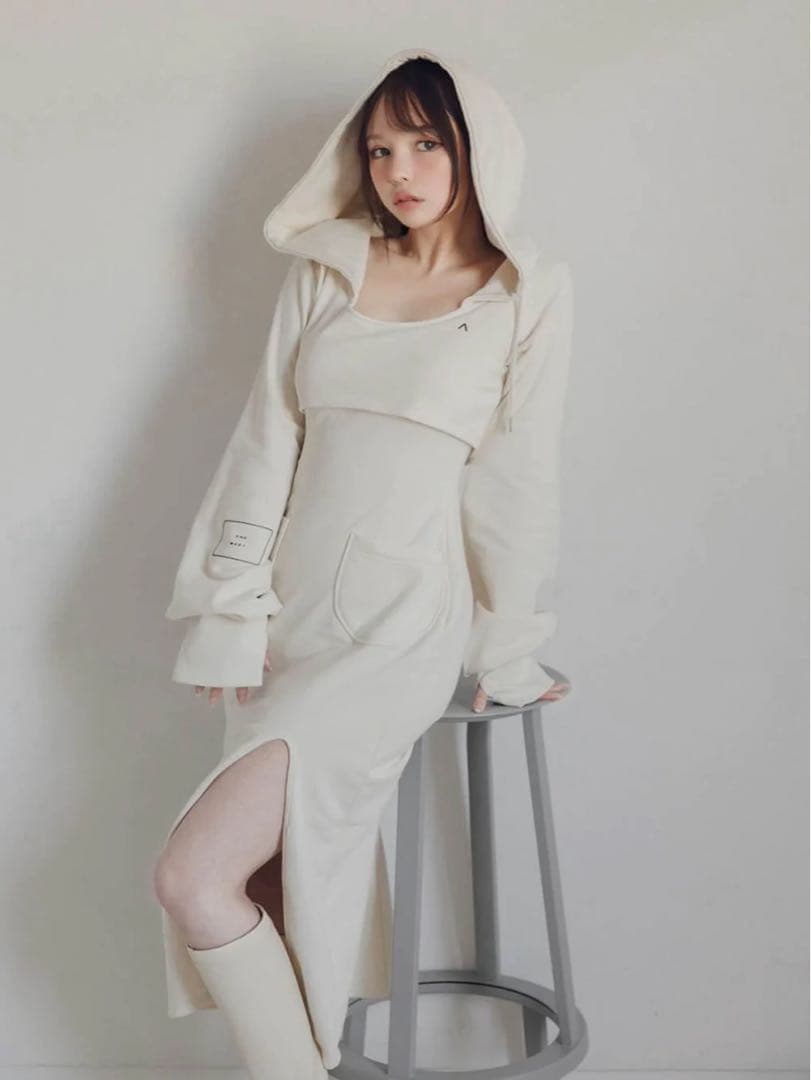 新品未使用 ANDMARY Nora slit dress