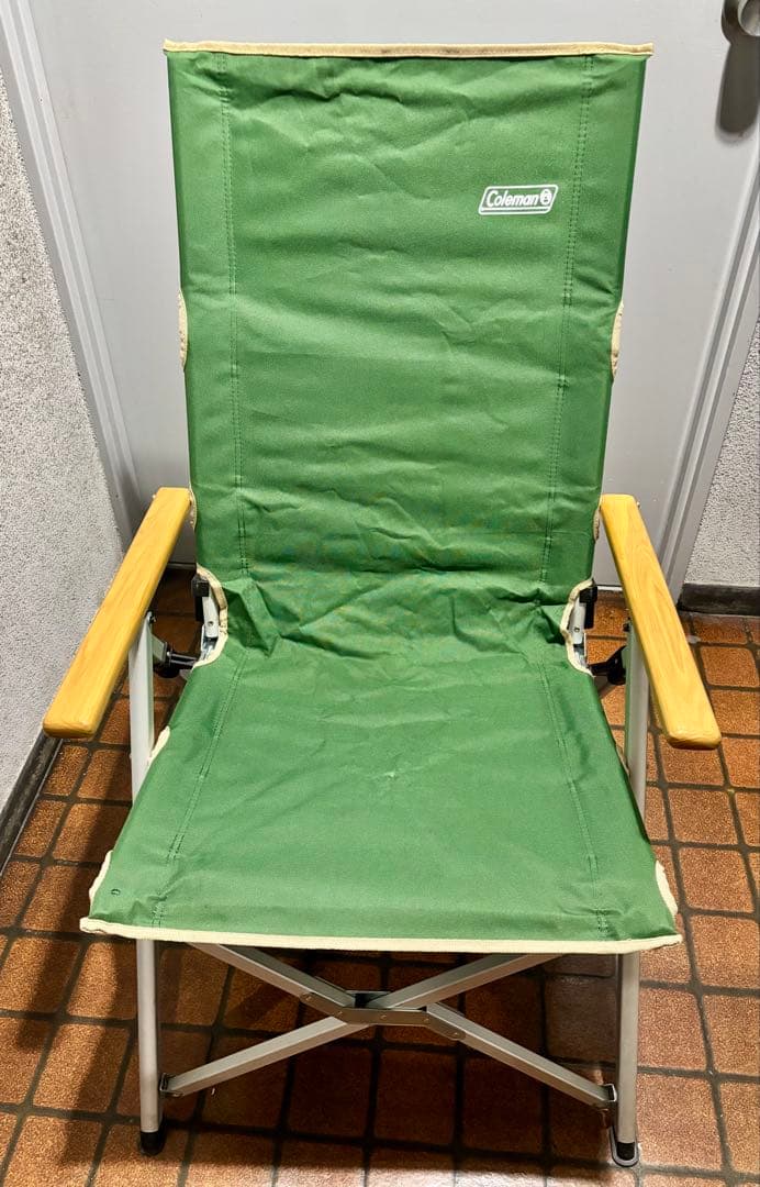【Coleman】レイチェア グリーン 折りたたみ アウトドア 2脚セット