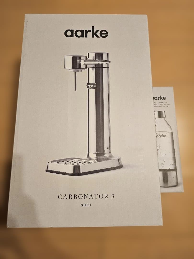 アールケ Carbonator III ステンレス 炭酸水メーカー ボトル付き