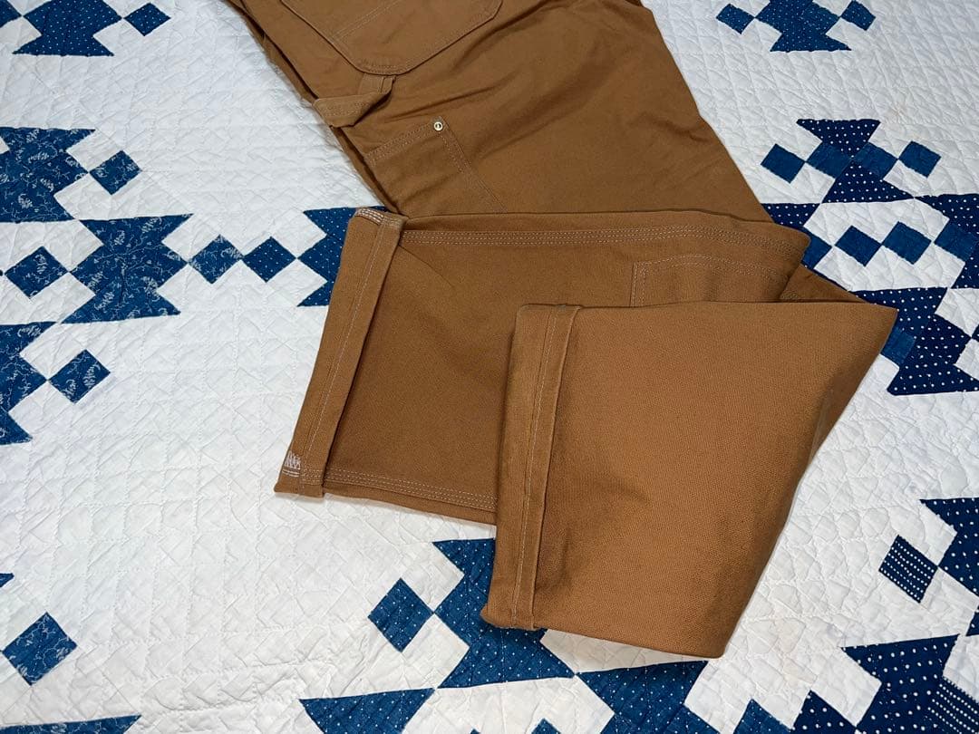 USA製 CARHARTT カーハート ダブルニーパンツ ブラウン 34×32