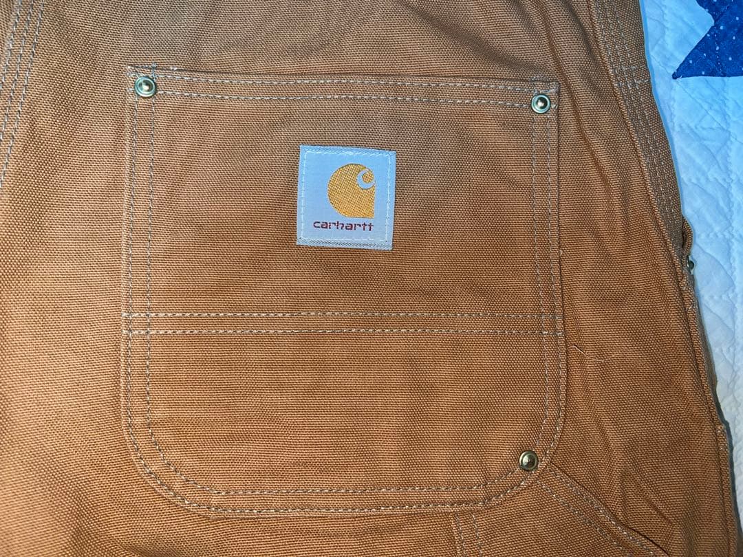 USA製 CARHARTT カーハート ダブルニーパンツ ブラウン 34×32