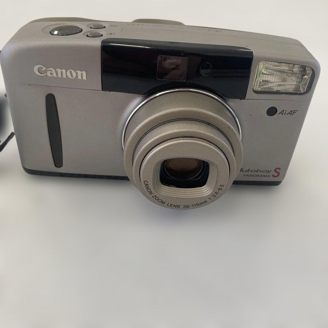 美品　Canon オートボーイS シャッターOK フラッシュOK ケース 説明書